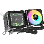 Система жидкостного охлаждения Formula V Line Cryo Wing Digi 240 BK, 240мм, LCD 2.73', 2x120мм, ARGB fans, LGA115X/1200/1700/1851/1366/2011/2066, AM3/AM4/AM5/Ryzen3/Ryzen5/Ryzen7/Threadripper/RT4, фото3