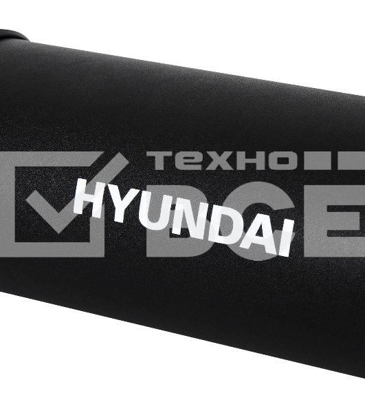 Колонка портативная Hyundai H-PAC220 черный/голубой 10W 1.0 BT/3.5Jack/USB