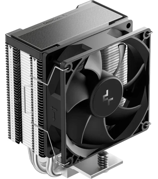 Кулер для процессора Deepcool AG300 G2 Soc-AM5/AM4/1200/1700/1851 серебристый/черный 4-pin 18-31dB Al+Cu 150W 350gr Ret (R-AG300-BKAMMG2)