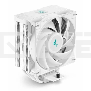 Кулер DEEPCOOL AG400 DIGITAL WH белый 120мм алюминий+медь 2100rpm 31.6db 4-pin 220W 152мм