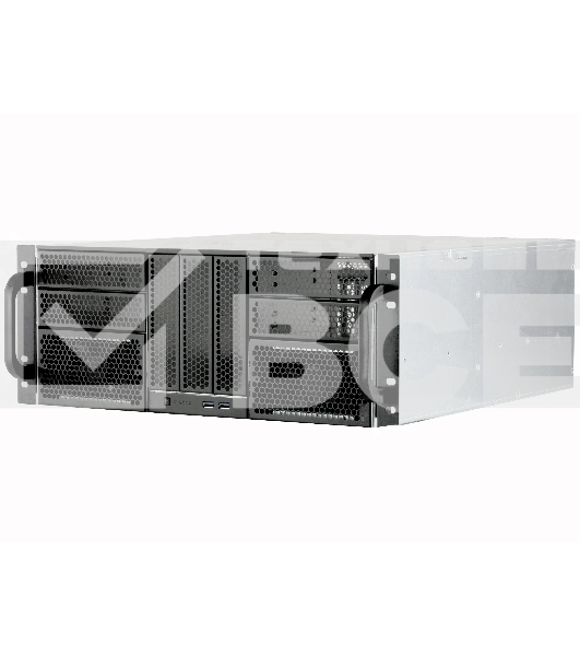 Корпус компьютерный Procase RE411-D7H6-FE-65 Корпус 4U server case,7x5.25+6HDD,черный,без блока питания,глубина 650мм,MB EATX 12
