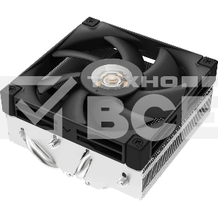 Кулер для процессора DEEPCOOL AN400 черный, 92 мм, алюминий/медь, 2950 об/мин, 23.2 дБ, 4 pin, 150 Вт, 52.5 мм