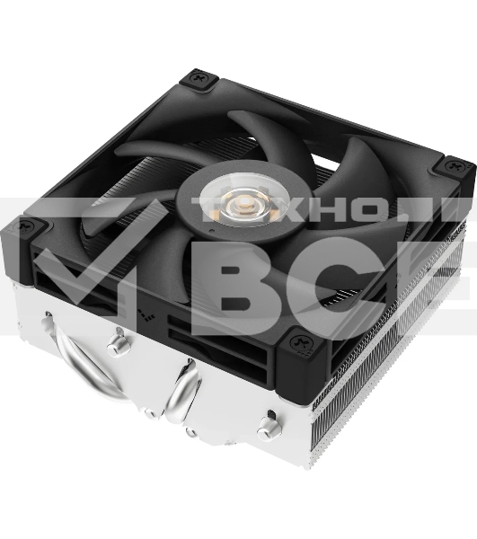 Кулер для процессора DEEPCOOL AN400 черный, 92 мм, алюминий/медь, 2950 об/мин, 23.2 дБ, 4 pin, 150 Вт, 52.5 мм