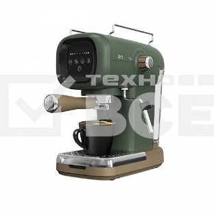 Кофеварка эспрессо BQ CM2005 зеленый, исп. кофе - молотый, 0.6 л, 1100 Вт, 20 Бар.