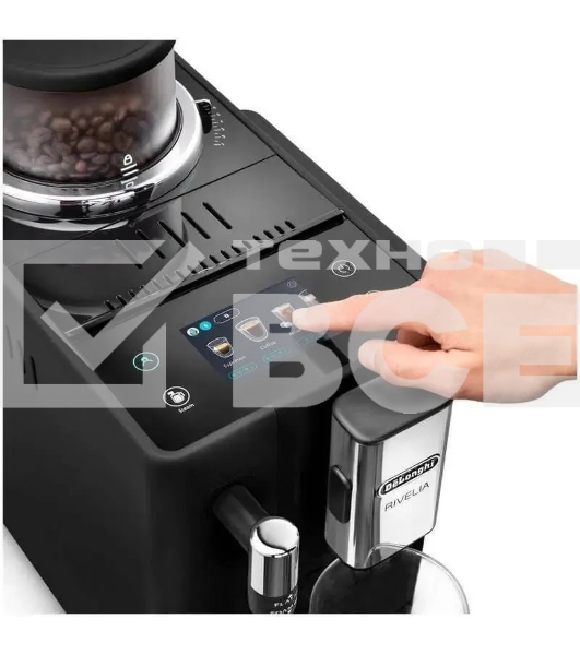 Кофемашина автоматическая Delonghi EXAM440.35.B черный, исп. кофе - молотый/зерновой 1,4 л, 1450 Вт, 19 Бар