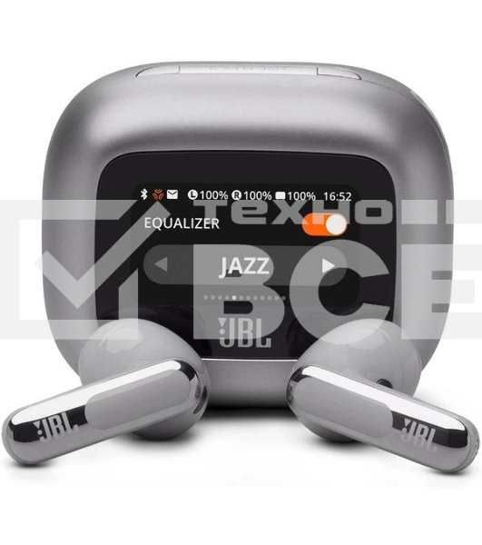 Наушники JBL LIVE FLEX 3 серебряный