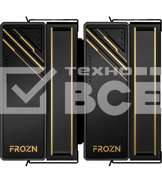 Кулер для процессора ID-Cooling FROZN A620 GDL черный/золотистый 120мм алюминий+медь 2000rpm 30db 4-pin 270W 154мм