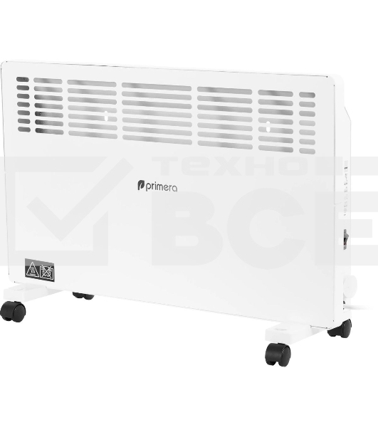 Конвектор Primera Ram PHP-2008-MXR, белый, 2000 Вт, 25 м2, термостат