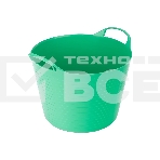 Ведро Сибртех гибкое сверхпрочное, 28 л, зеленое, фото 1