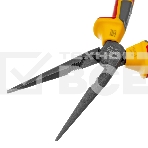 Длинногубцы прямые Denzel диэлектрические рукоятки до 1000 В, трехкомпонентные рукоятки, 205 мм, фото3