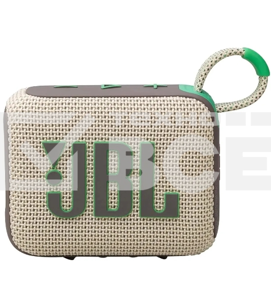 Портативная акустика JBL Go 4 бежевый/зеленый 4.2W 1.0 BT 850mAh