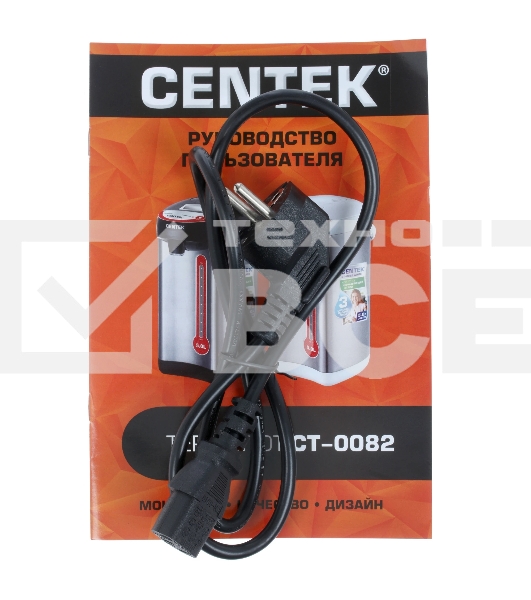 Термопот Centek CT-0082 черный, 5л, 750 Вт, 3 способа подачи воды, корпус из нержавеющей стали