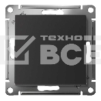 Механизм выключателя 1-кл. AtlasDesign (сх.1) 10АХ карбон, фото2