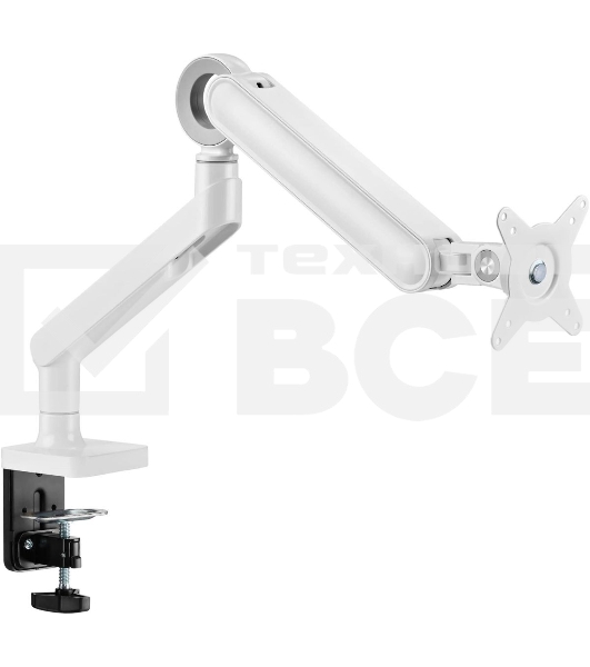 Кронштейн для мониторов Ultramounts UM719W белый 17'-35' макс.10.5кг крепление к столешнице поворот и наклон