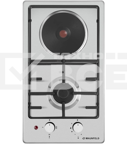 Комбинированная варочная панель (электрическая+газовая) Maunfeld EEHS.32.3ES.KG