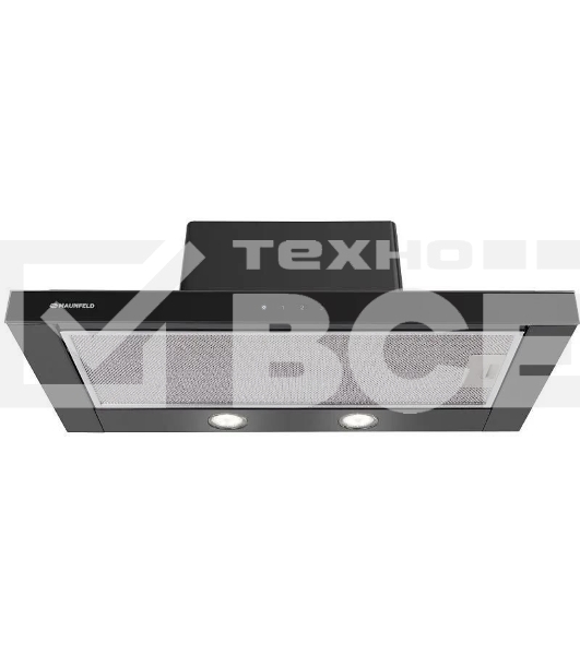 Вытяжка встраиваемая Maunfeld Ouse Touch Glass 60 черный, 60 см, 750 куб. м/ч, 48 дБ