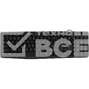 Клавиатура проводная Defender Concept HB-164, USB, черный