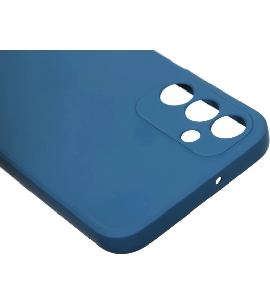 Чехол (клип-кейс) BoraSCO для Samsung Galaxy A15 Microfiber Case синий (72893)