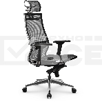 Кресло Метта Samurai S-3.051 MPES эко.кожа/сетка с подголов. крестов. металл хром, фото4