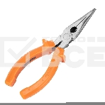 Длинногубцы Sparta Classic, 160 мм, прямые шлифованные, пластмассовые рукоятки, фото6