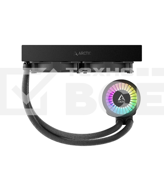 Жидкостная система охлаждения Arctic Liquid Freezer III 240 A-RGB черный, 120 мм, алюминий, 2800 об/мин, 25 дБ, 4 pin, 250 Вт