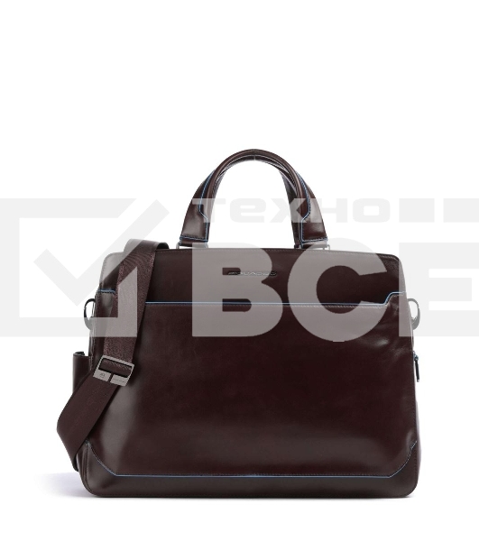 Сумка для ноутбука Piquadro Blue Square CA6590B2/MO, натур.кожа, красное дерево