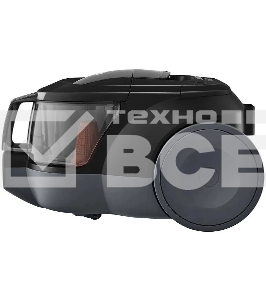 Пылесос LG VC5316NNTS серебристый/черный, 330/1600 Вт, уборка сухая, пылесборник контейнер 1.3 л