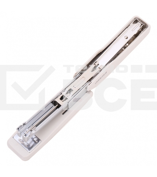 Степлер Deli E0300WHITE Exceed 24/6 26/6 (25листов) белый 100скоб металл/пластик коробка