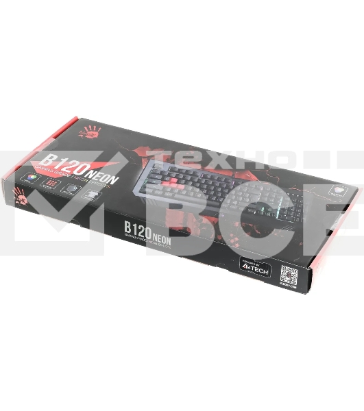Клавиатура A4Tech Bloody B120N проводная USB черный
