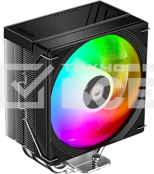 Кулер для процессора ID-COOLING FROZN A410 SE ARGB черный 120мм алюминий+медь 2000rpm 27.2db 180W 152мм