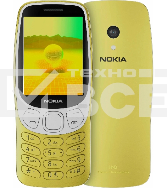 Мобильный телефон NOKIA 3210 4G TA-1618 DS EAC Y2K золотистый