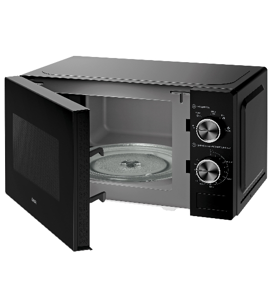 Микроволновая печь BBK 20MWS-762M/B черный, 20 л, 700 Вт, переключатели - поворотный механизм