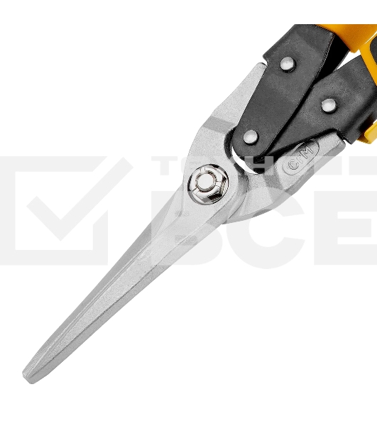 Ножницы по металлу Denzel, 315мм, прямой проходной рез,сталь-CrMo, трехкомп.рук-ки