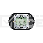 Розетка 2-м LEZARD СП OSEN без заземл. ПБТ, круглая, механизм, серый матовый 744-7400-128B, фото3