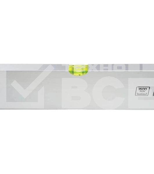 Уровень RGK U1150 пузырьковый 2глаз. магнит. серебристый/красный (752060)