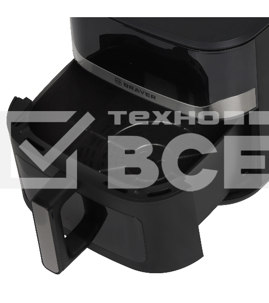 Аэрогриль Brayer BR2040 черный, 1800 Вт, 10 л, сенсор, 12 программ