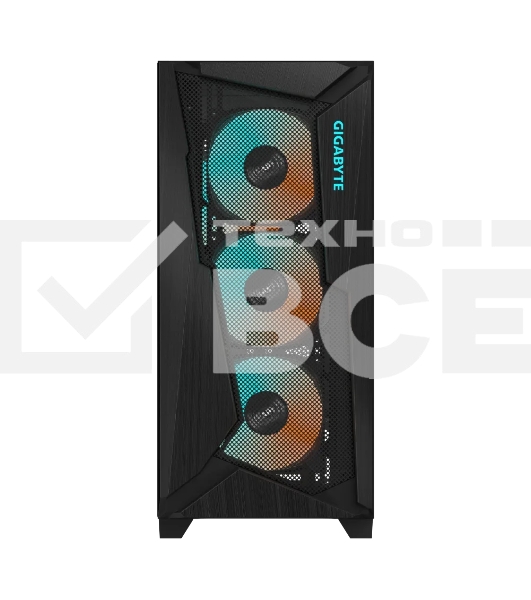 Корпус Gigabyte C301 Glass MidTower, ATX, USB-C x1, USB3.0 x2, Audio I/O, GPU:400mm, Black, TG