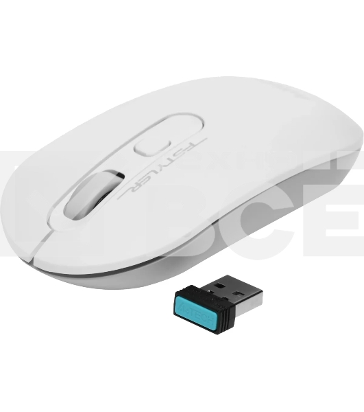 Мышь беспроводная A4Tech Fstyler FG20S белый/серый, 2000 dpi, радиоканал, USB, кнопки - 3
