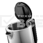 Чайник электрический BRAYER BR1060 2200 Вт, 1,7 л, стальной/черный, фото5