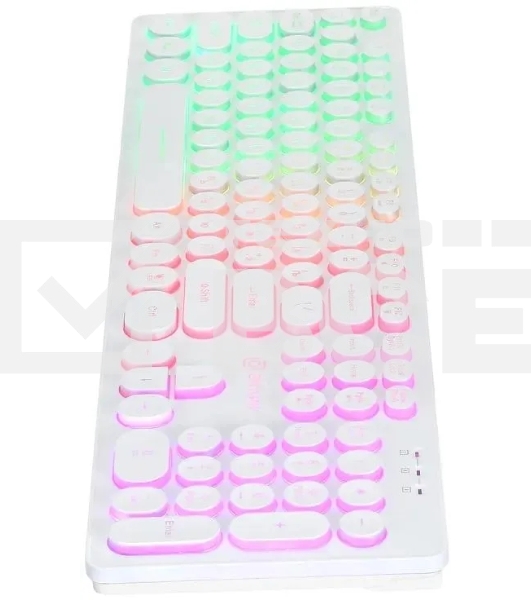 Клавиатура Oklick 420MRL [1091227] проводная, USB, белый