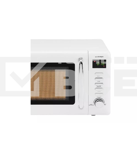 Микроволновая печь Harper HMW-20ST02 белый, 20 л, 700 Вт, переключатели - кнопки/поворотный механизм