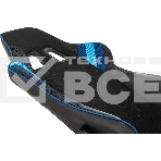 Кресло игровое Бюрократ VIKING 4 AERO BLUE черный/синий, искусст.кожа/ткань, две подушки, фото42