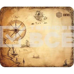Коврик для мыши Cactus Antique map 220x180x2мм (CS-MP-P08XS)