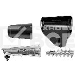 Мясорубка электрическая DELTA DL-6105M черный, 2000 Вт, 1.8 кг/мин, реверс, защита от перегрузки, насадки - 4, фото3