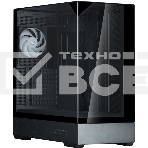 Компьютерный корпус ZALMAN P40 Prism, ATX, черный, WINDOW, 2x3.5