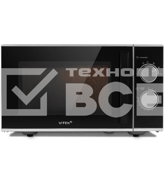 Микроволновая печь Vitek VT-MW0823 23 л, 900 Вт, серебристый/черный