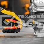 Длинногубцы прямые Denzel диэлектрические рукоятки до 1000 В, трехкомпонентные рукоятки, 205 мм, фото4