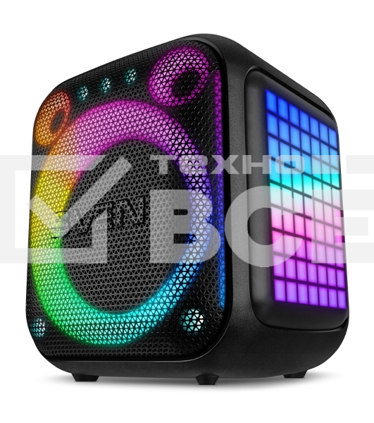 Портативная колонка SVEN PS-880, черный, 1.0, 110 Вт (RMS), Bluetooth, FM, USB, microSD, LED-дисплей, аккумулятор