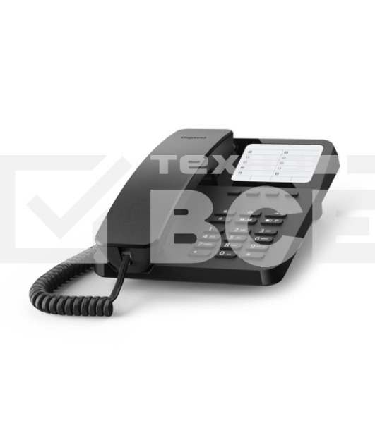 Телефон проводной Gigaset DESK400 черный