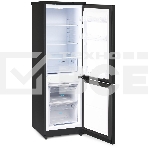 Холодильник Бирюса B418 черный двухкамерный 125/55л морозилка снизу, фото2